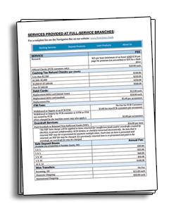 picture of bank statemet